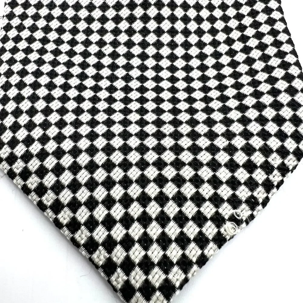 Vintage USA Mens Bruno Piattelli 100% Pure Silk Harlequin Diamond Patterned Tie